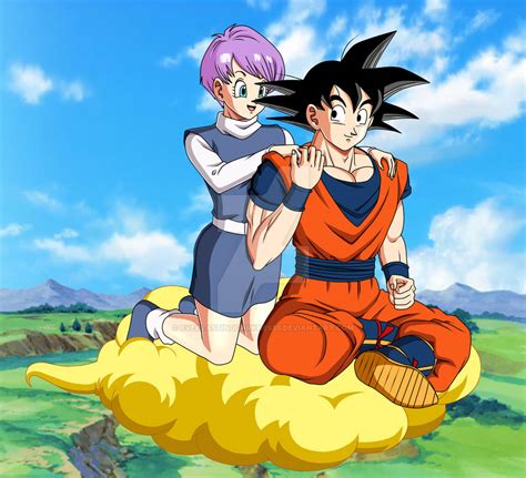 bulma con goku|GOKU needs BULMA help .